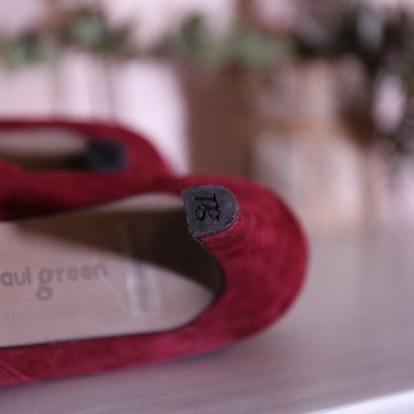 Paul Green Ankle booties, Burgundy Wine Red, Dominique - Picture 7 of 15